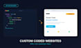 build a custom coded ecommerce website