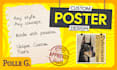 design a custom poster for your project, event or occasion