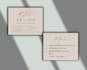 design an elegant wedding invitation suite with save the date