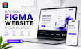 do figma landing page redesign in figma and figma design, figma website UI UX
