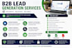 build targeted b2b lead generation and contact lists