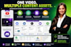 build an ai content repurposing automation with make com