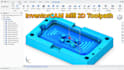 program cnc toolpath, g code and 3 axis for plastic product in fusion 360