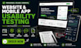 test your website mobile app for usability and  experience