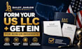 register US llc and get ein for non US residents