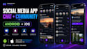 build a social media chat or community mobile app for android and ios