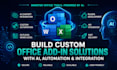 build a custom office addin for outlook word excel with ai