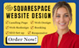 squarespace website design squarespace website redesign squarespace landing page