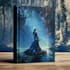 create fantasy book cover with dragons and mythical
