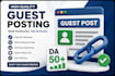 do high da SEO guest post backlink, publish article
