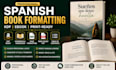 format spanish books, ebooks and KDP manuscripts