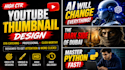 design eye catching youtube thumbnails