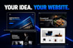 build a modern custom coded website with HTML CSS PHP or wordpress