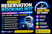 develop an automated booking, purchasing  and appointment bot