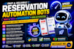 build a fast reservation bots, appointment bot, resy, tock and web automation