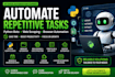 develop python automation bot, web scraping, web automation and chrome extension