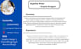 canva professional CV resume