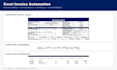 create an automated excel invoice system with gst calculations