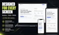 build a responsive landing page with HTML CSS and javascript