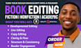 professionally edit your workbook for fiction, nonfiction and academic book