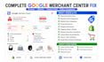 fix google merchant center suspension and misrepresentation