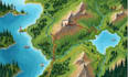 create a custom vector map, trail map and hiking map for your projects