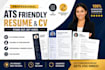 design a professional ats friendly resume and CV