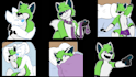 nsfw furry ref sheet fursona character design ref sheet anthro telegram sticker