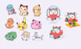 create a cute cartoon kawaii mascot logo design