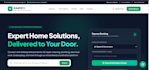 professional home services website with booking