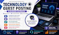 build technology guest post backlinks with tech blog posts and SEO link insertio