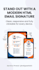 create clickable HTML email signature for gmail, outlook and apple mail