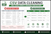 clean, format and organize your CSV data