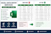 do excel data entry, copy paste, web research and data cleaning