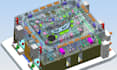 design plastic mold  injection mold with moldflow  using ug nx