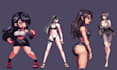 create nsfw pixel art character pokemon sprite sheet pixel art animation 2d game
