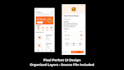design a professional food delivery app