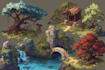 design amazing fantasy landscape