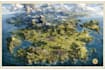 design a fantasy map illustration
