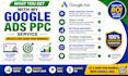 setup, manage and optimize google ads PPC campaigns