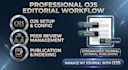 manage ojs editorial workflow and assist with journal issues
