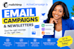 setup mailchimp activecampaign email campaigns and newsletters