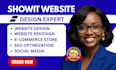 showit website design showit website redesign  showit website template