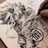 make anime tattoo designs for you , japanese tattoo