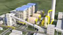 design power plant, oil refinery, and gas facility cgi visualization