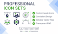 design professional custom vector icons