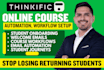 setup thinkific student onboarding, email automation, thinkific course workflows