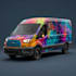 make a realistic 3d car wrap mockup and design