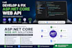 develop and fix asp net core web api