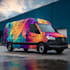 create creative van, truck, and car wrap graphics